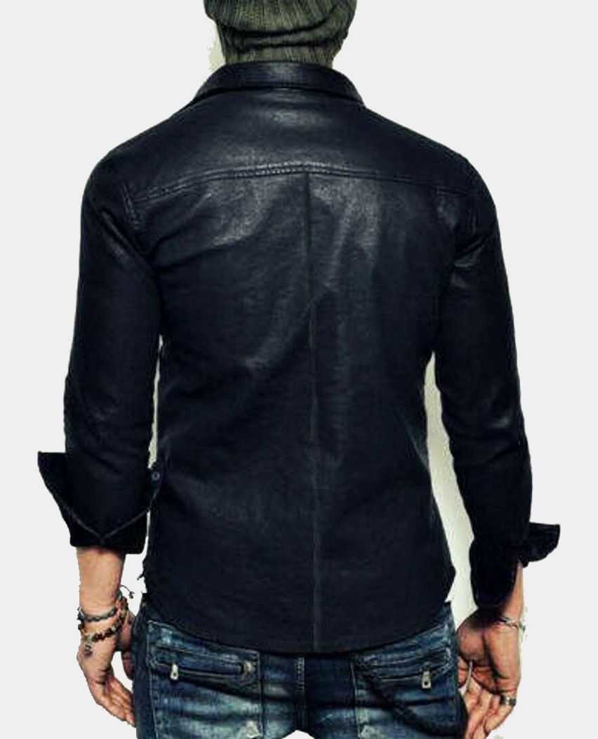 Leather Western Shirt Luxury Leather Shirt