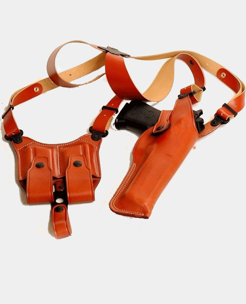 New Leather Vertical Shoulder Holster For All Guns 