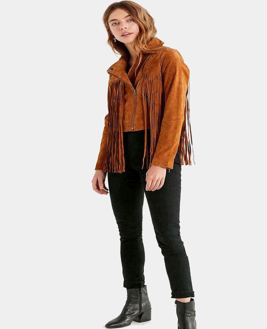 Fringe leather Jacket Western Jacket