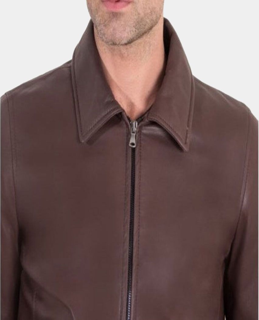 Nappa Lamb Leather Jacket Shirt
