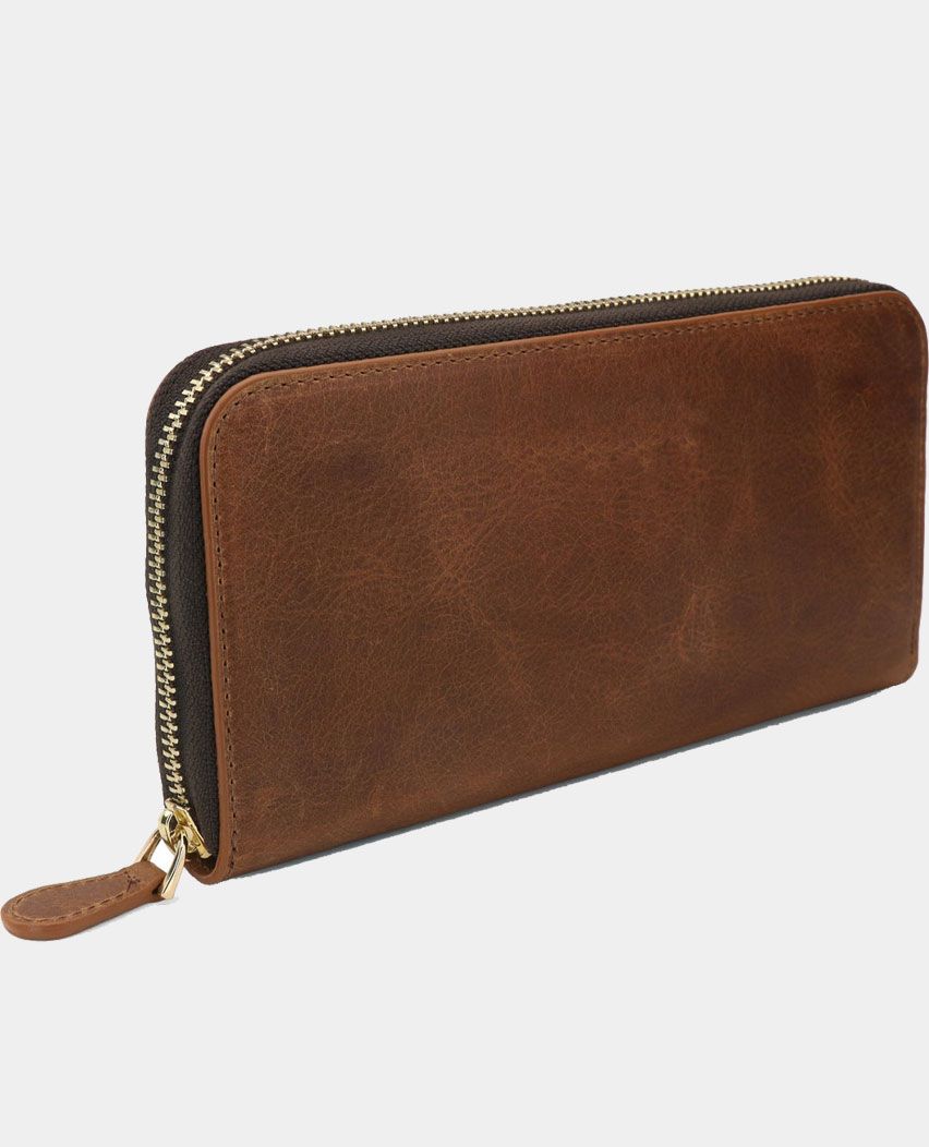 Hand Crafted top Grain Leather Clutch wallet