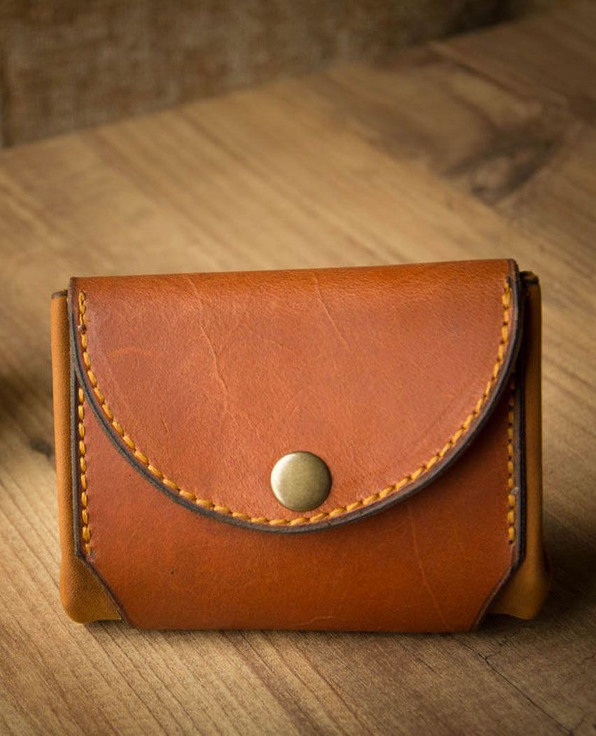 Leather Women Wallet multi-compartment card holder Compact wallet