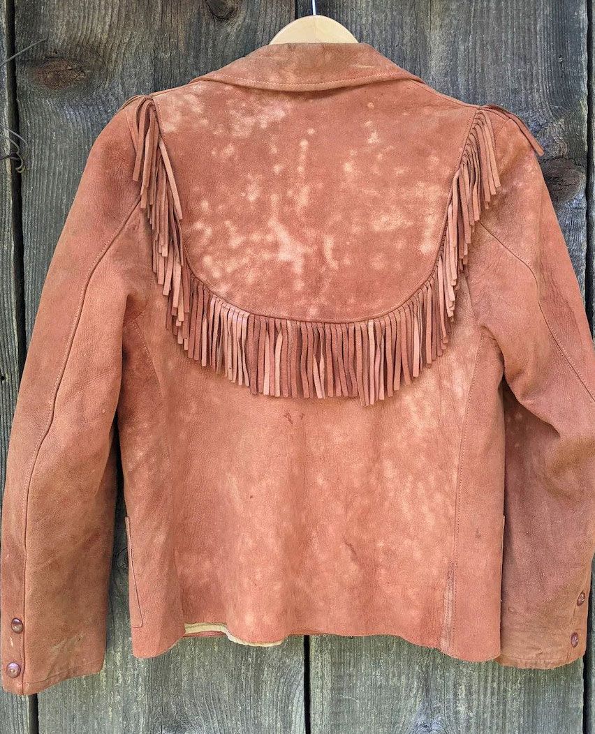 caramel brown leather jacket