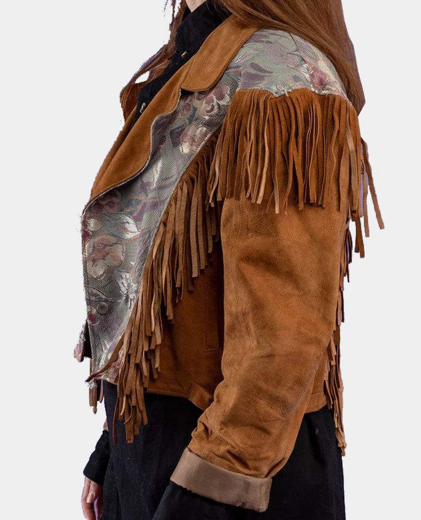 Camel Brown Ladies cowboy jacket
