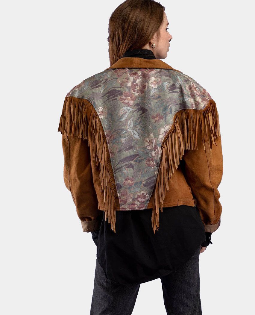 Camel Brown Ladies cowboy jacket