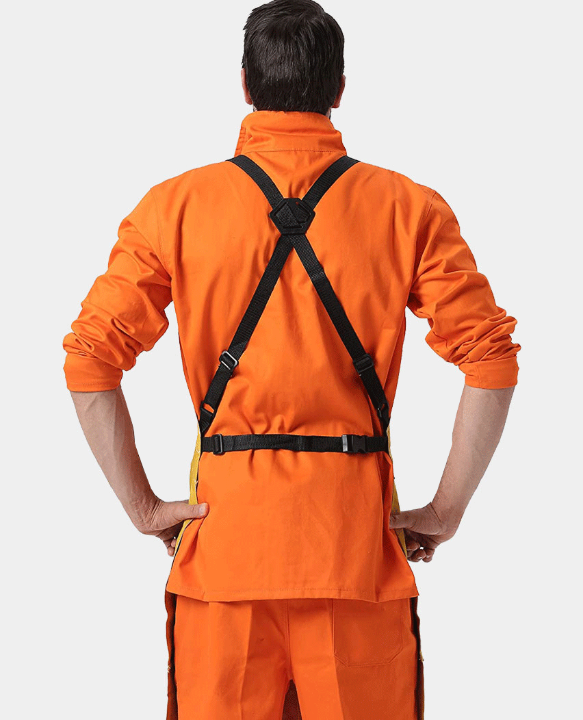 Leather Woodwork Bib Apron 