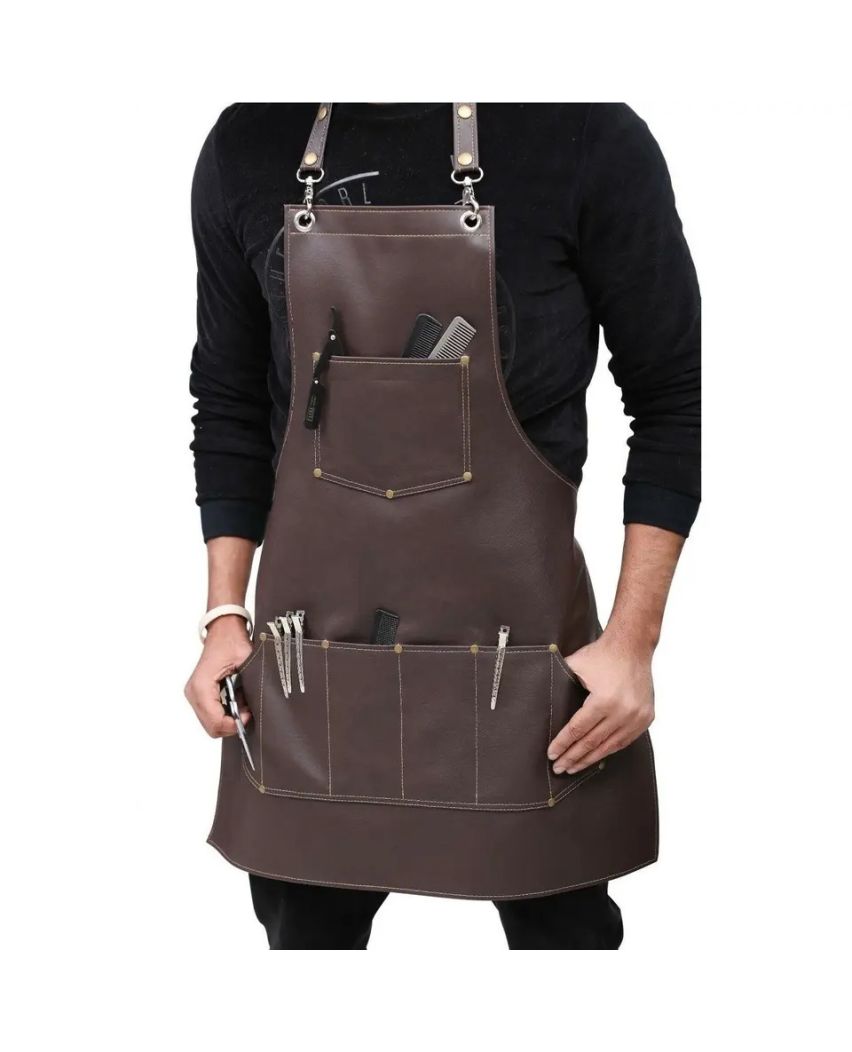 Barber Hairstylist Leather Apron