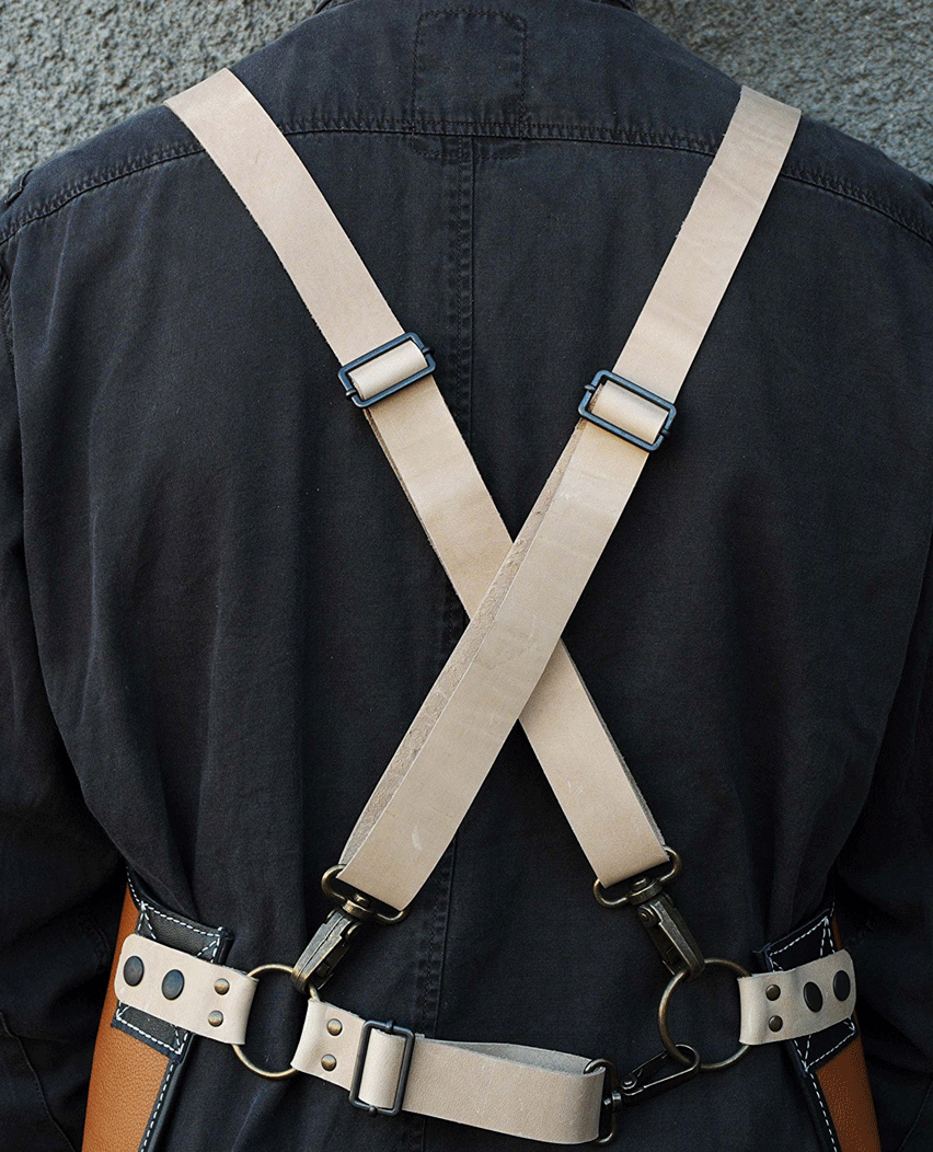 Barber Hair Stylist Leather Apron