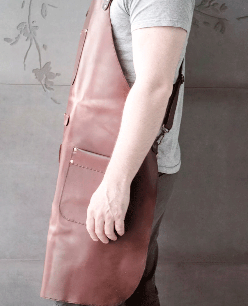 Blacksmith Personalized Leather Craft Apron