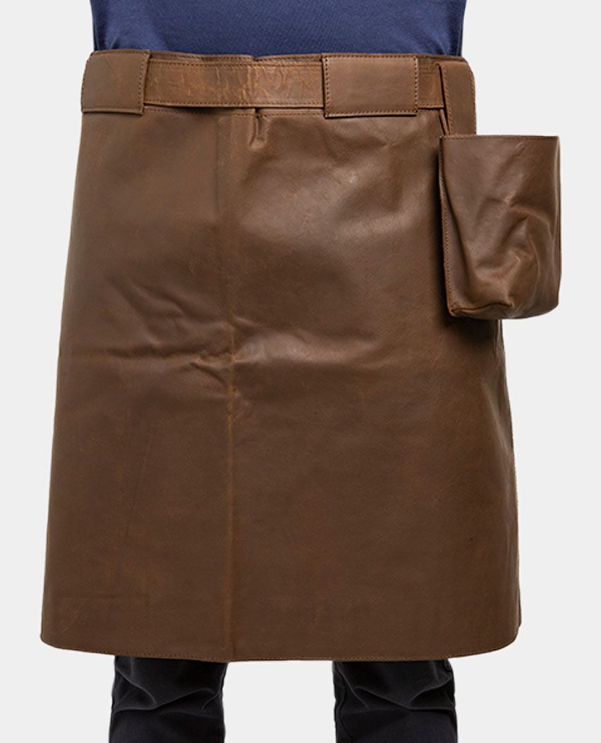 Brown Horse Crazy Leather Half Apron
