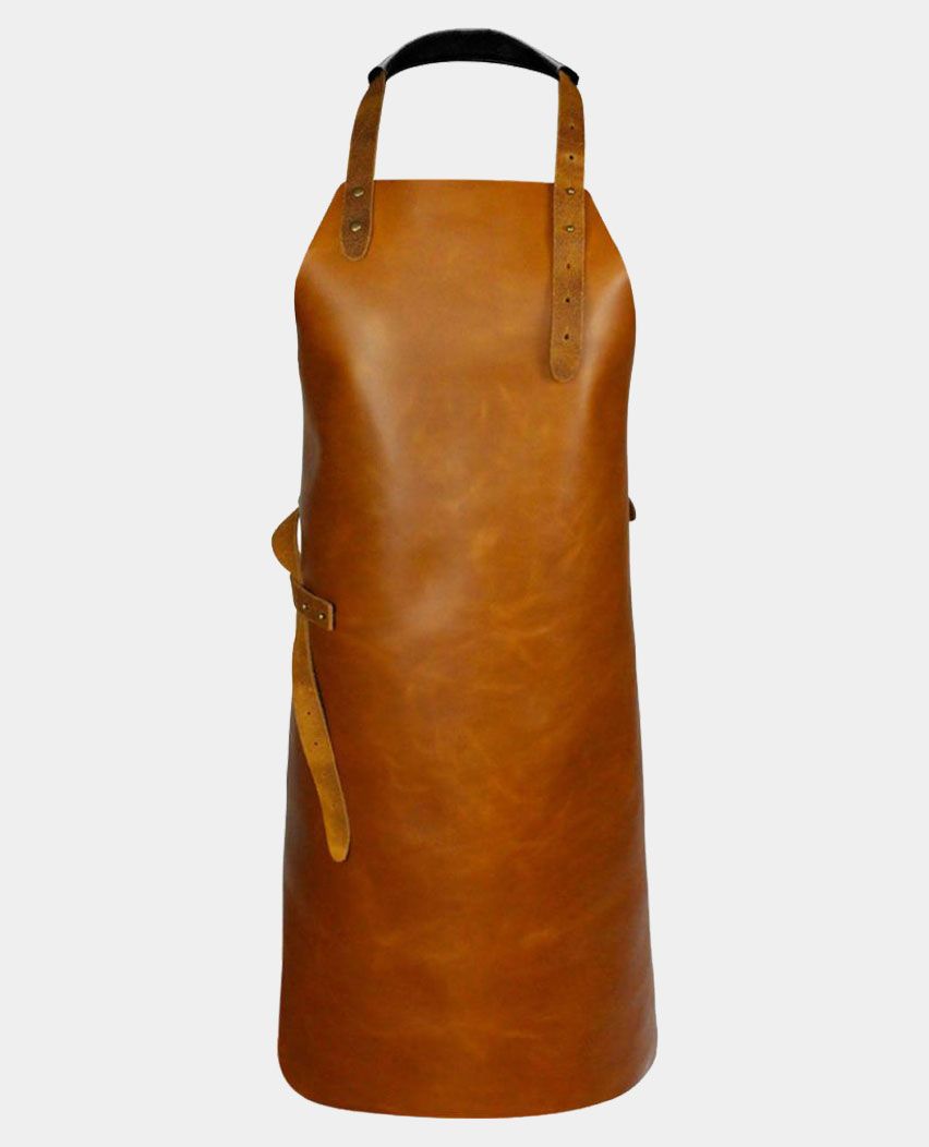 Classic BBQ Brown Leather Apron