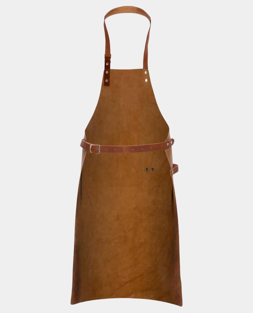 Classic BBQ Brown Leather Apron