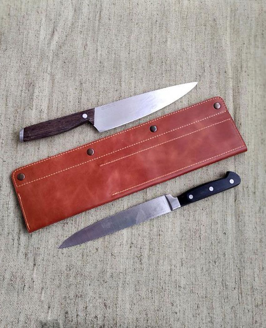 Custom Made leather kitchen knife Roll