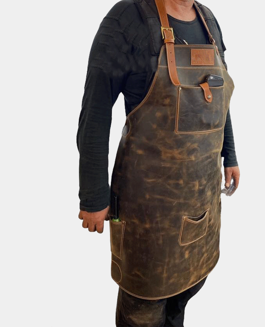 Extra Impregnated BBQ Leather Apron