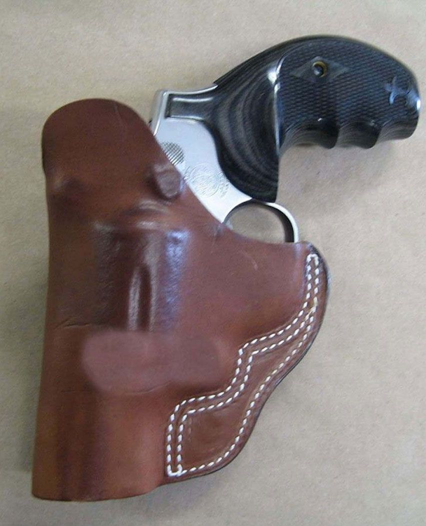 Brown Fashion Leather IWB Holster For All Revolver
