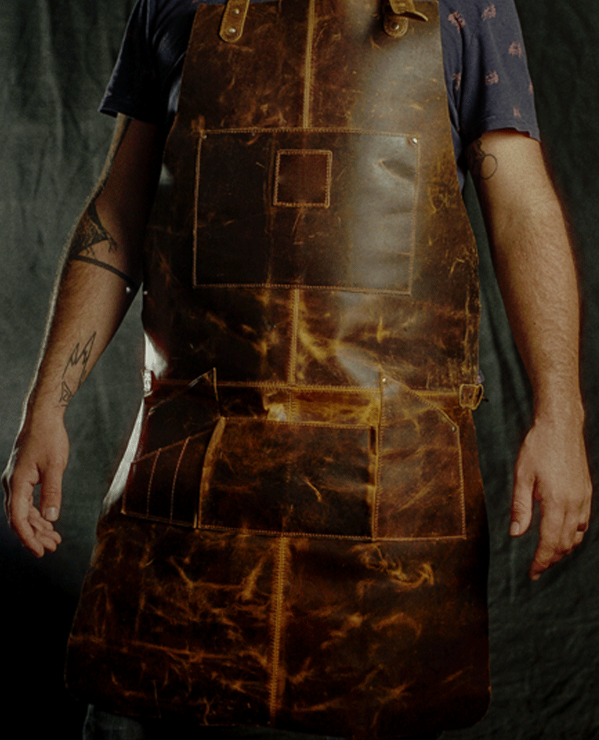 Full Grain Bartender Leather Apron