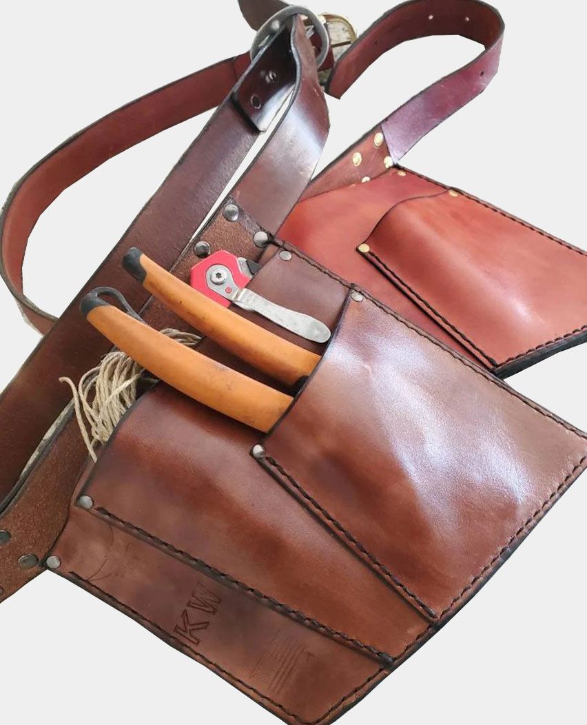 gardening tool belt  leather tool belt