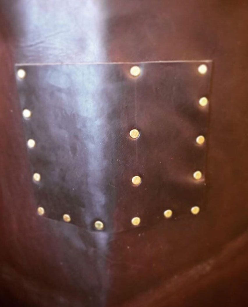 Handmade Metal Refining Woodwork Leather Apron