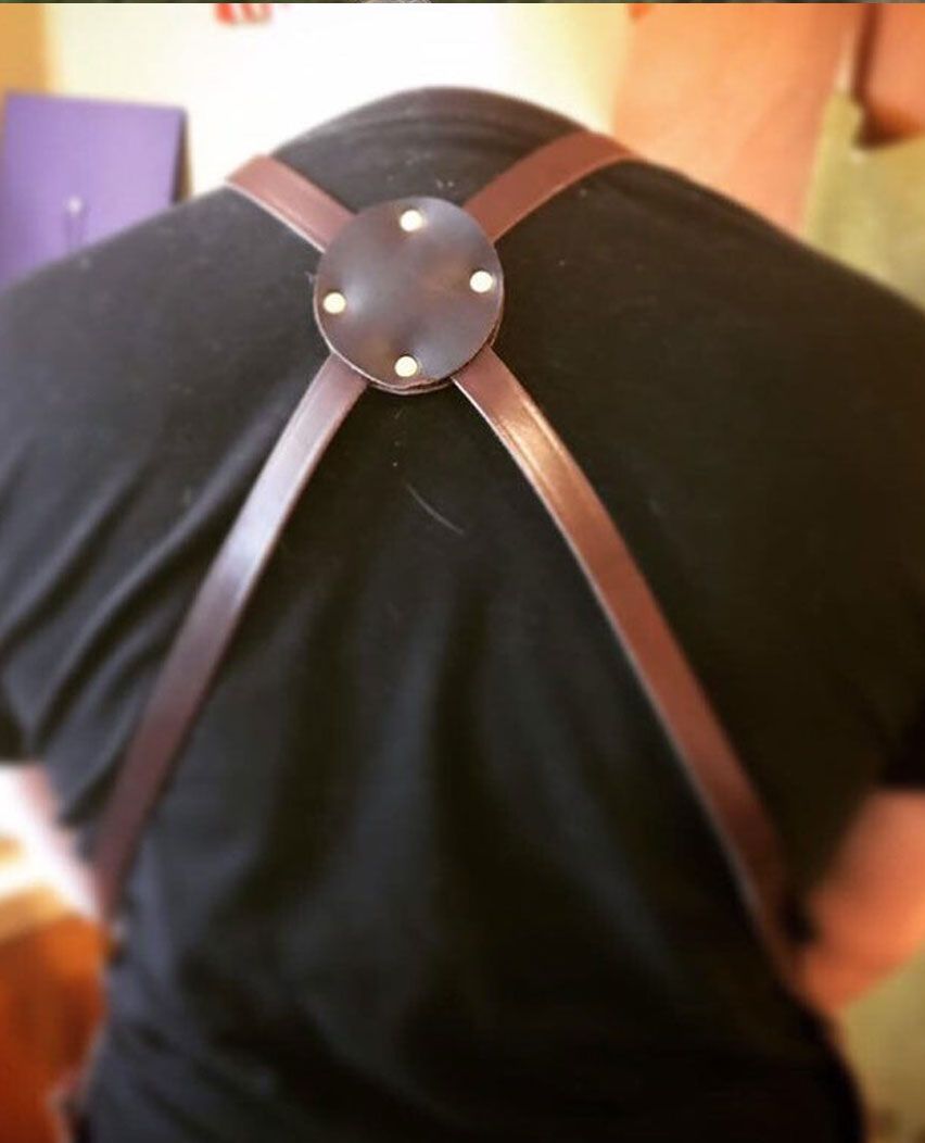 Handmade Metal Refining Woodwork Leather Apron