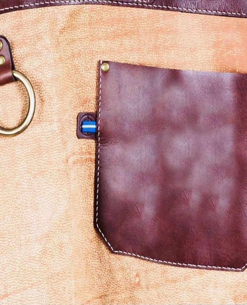 Heavy Duty Leather Half Waist Apron