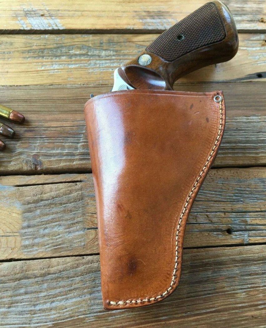 Brown Latest Leather IWB Holster For All Revolver