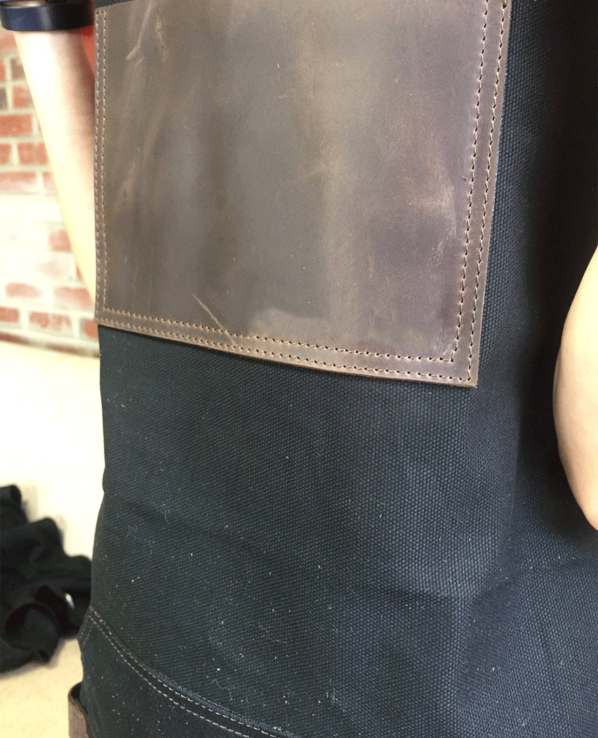 Barber Canvas and Leather  Apron