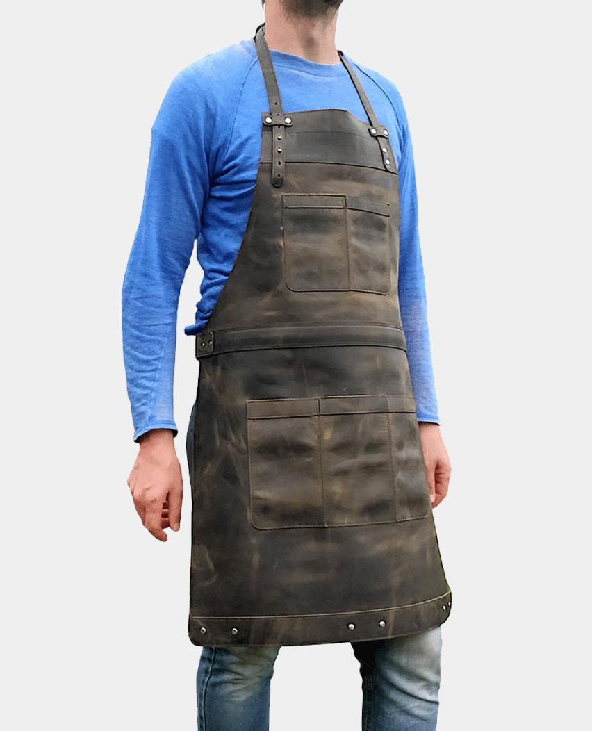 Barber Leather Apron for Men