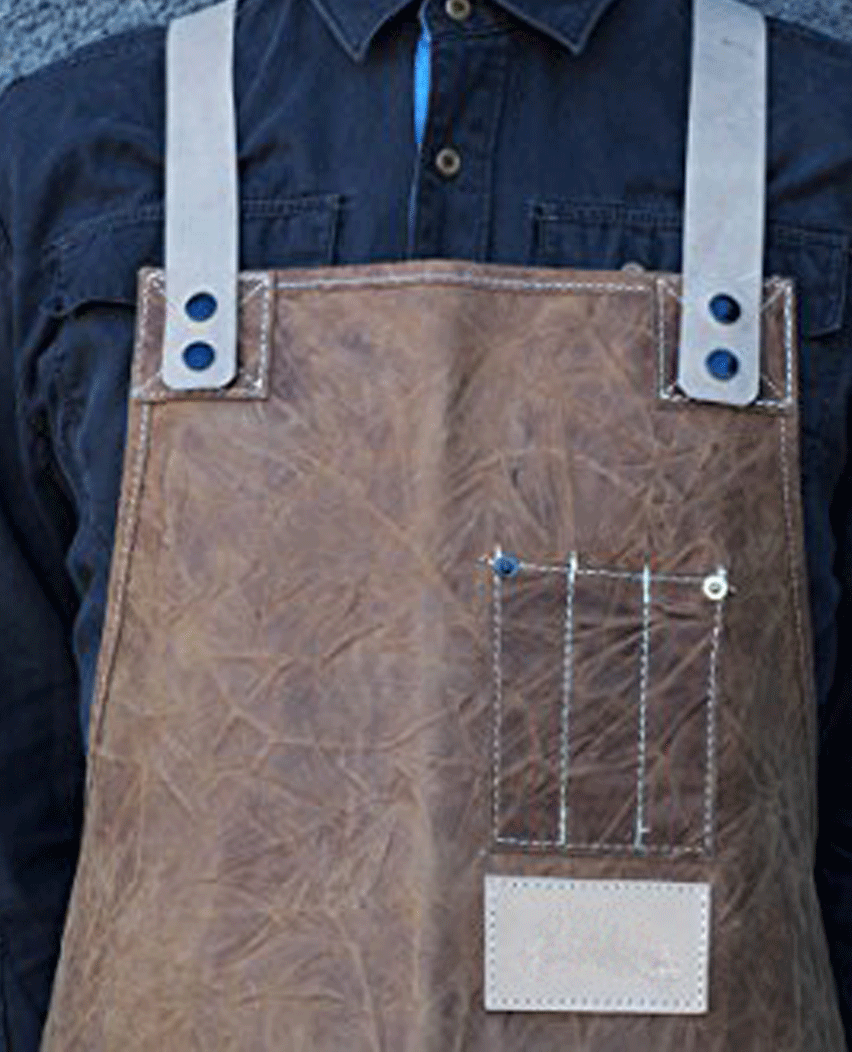  Custom Barber Leather Apron