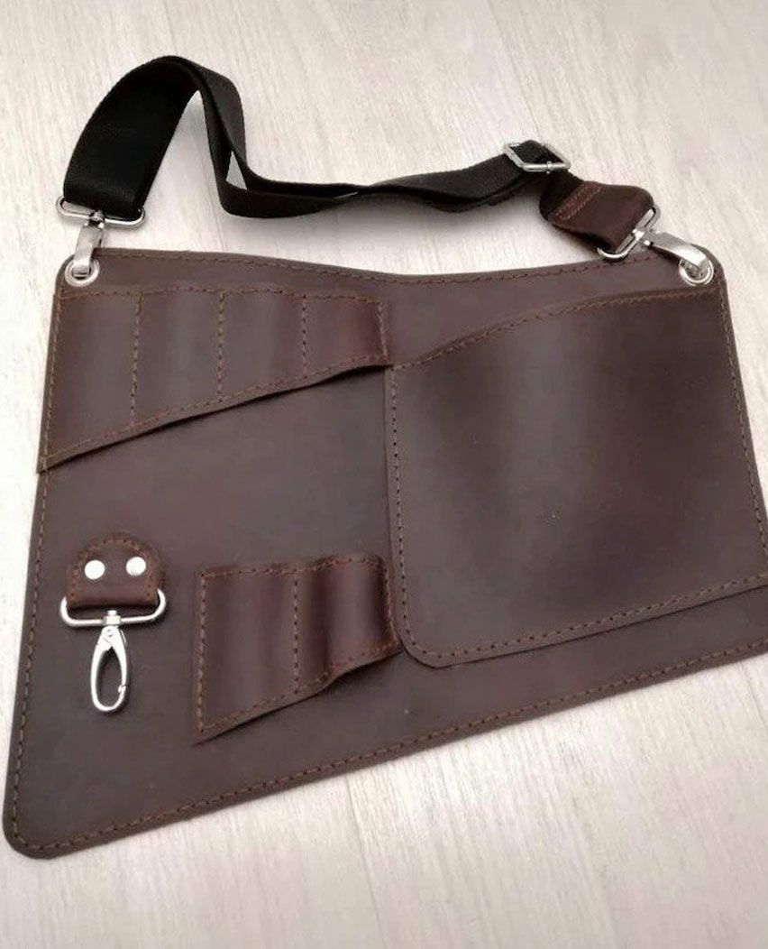 Leather Work Apron Tool Holder