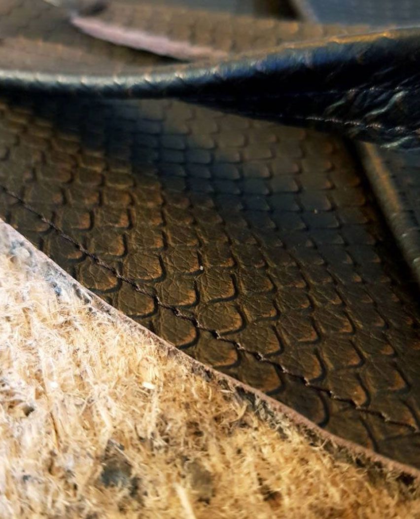 Model Barber Dark Brown Leather Apron