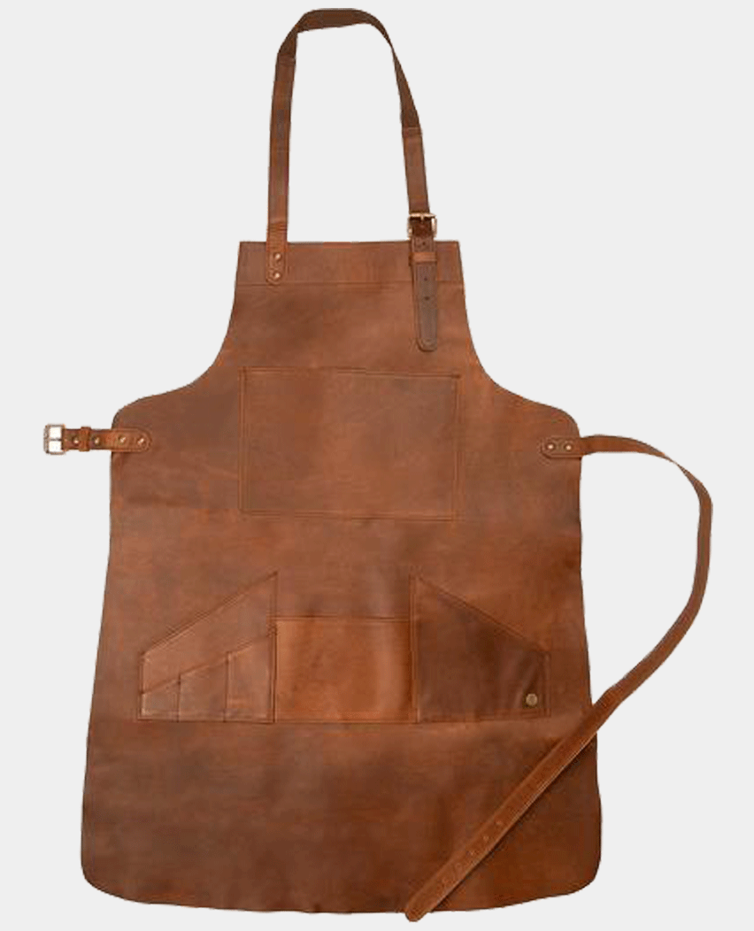 Multi Pocket Leather Apron