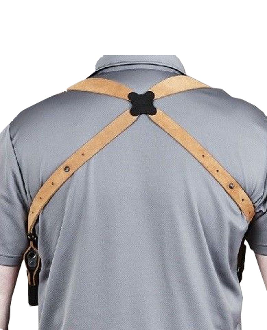 Handmade Brown Top Leather Shoulder Holster For All Gun