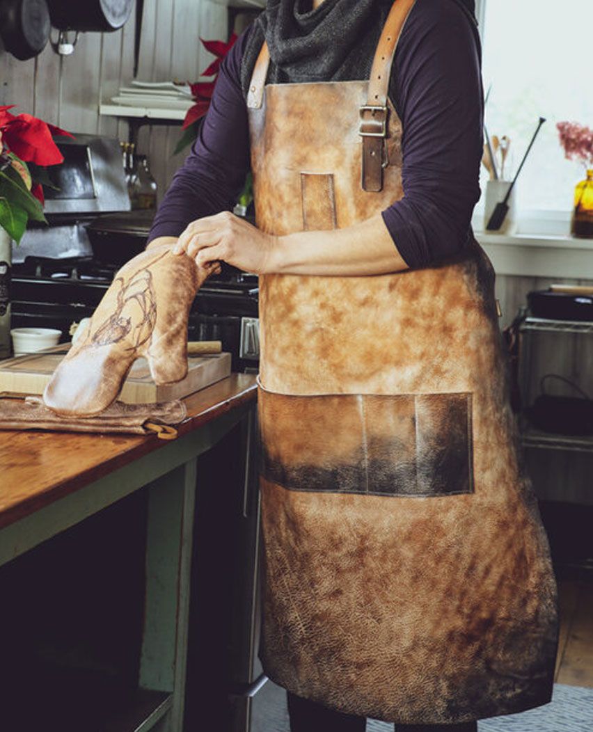 Old Timber Chef's Leather Apron