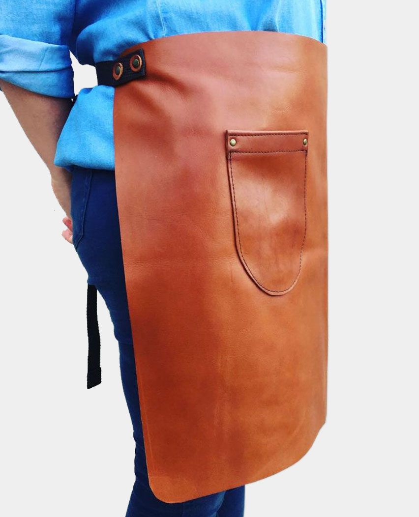 Personalised Buffalo Half Waist Leather Apron
