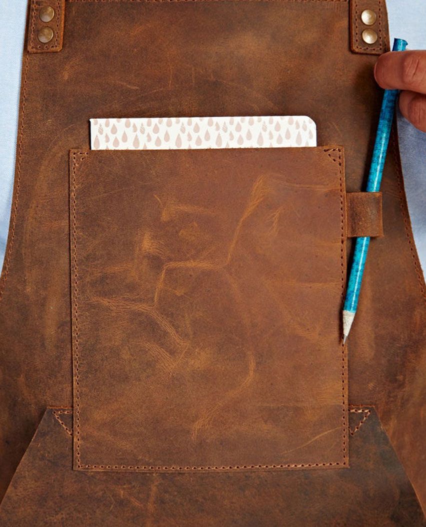 Personalised Buffalo Wookwork Leather Apron