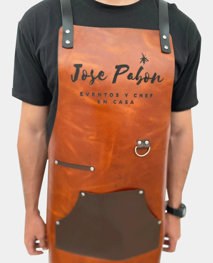 Personalized Bartender Leather Apron