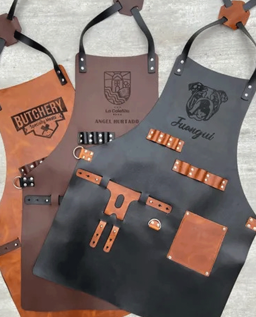 Personalized Bartender Leather Apron