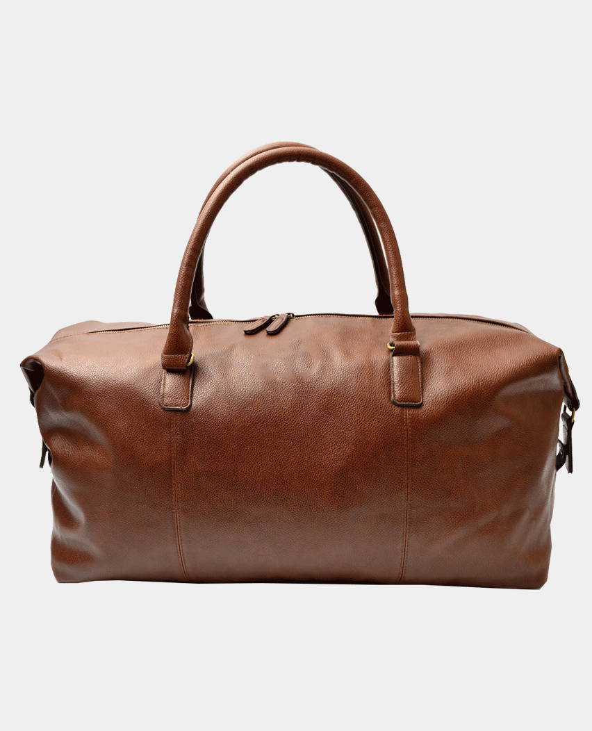 Personalized Groomsmen Mens Travel Leather Bag