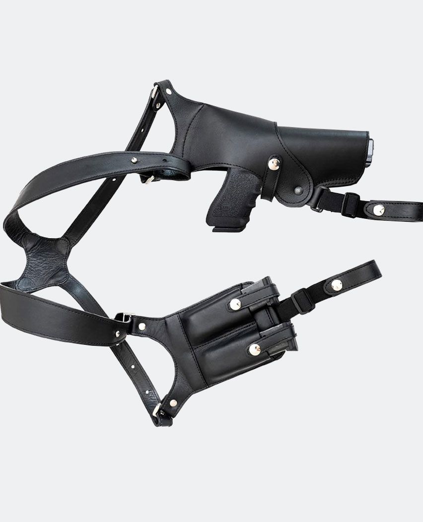 Shoulder Leather Holster-Genuine Leather 