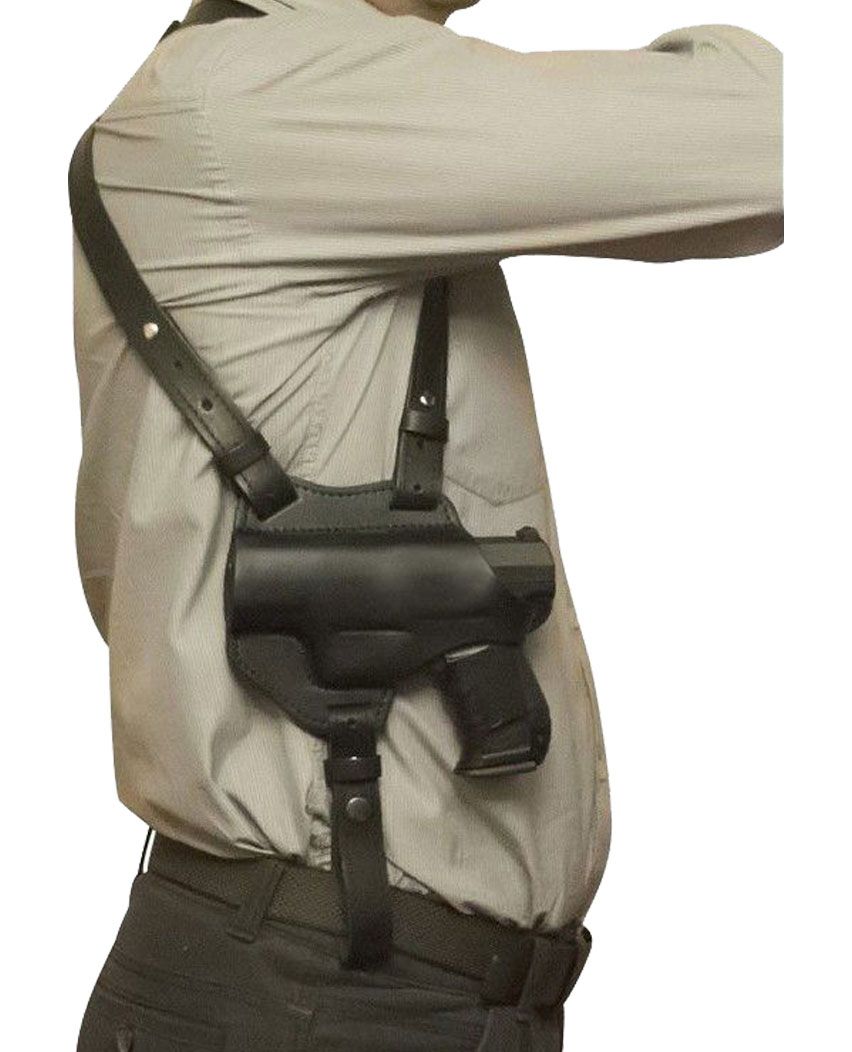 Stylish Tan Leather Shoulder Holster For All Gun
