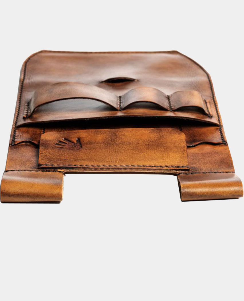 Leather Tool Belt Pouch Mechanic Gardener Craft Tool Holder