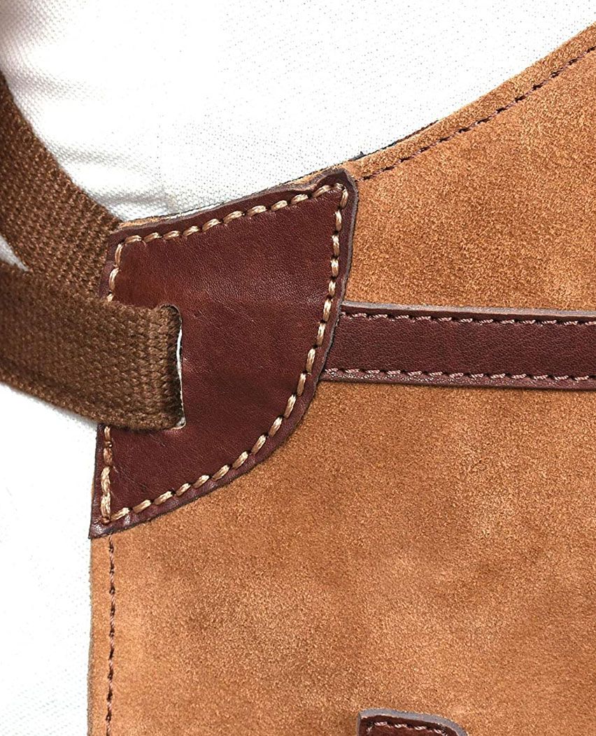 Utility Apron Adjustable Cross Back Straps With Tool Pockets