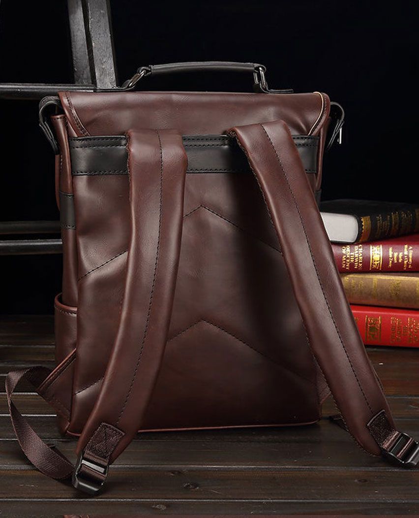 Vintage Brown Handmade MacBook backpack