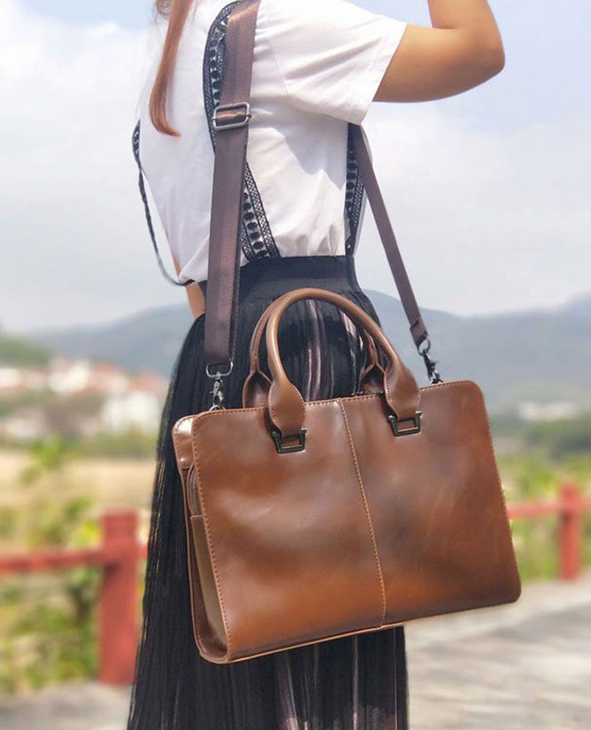 Vintage Laptop Work Bag for Women