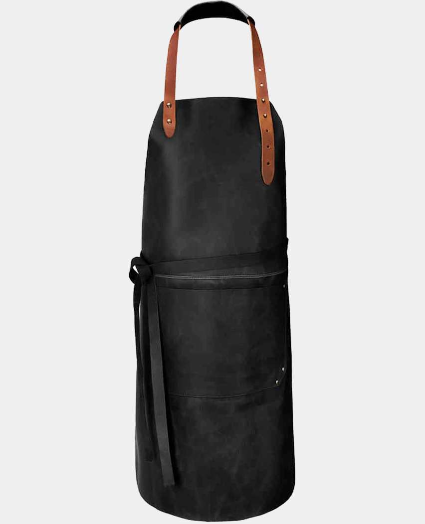 Front Pocket Classic Leather Apron