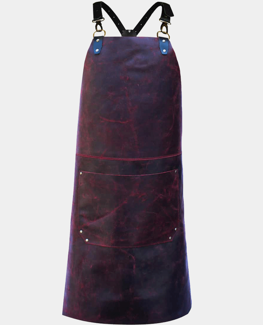 Cooking Strap Cross Leather Apron
