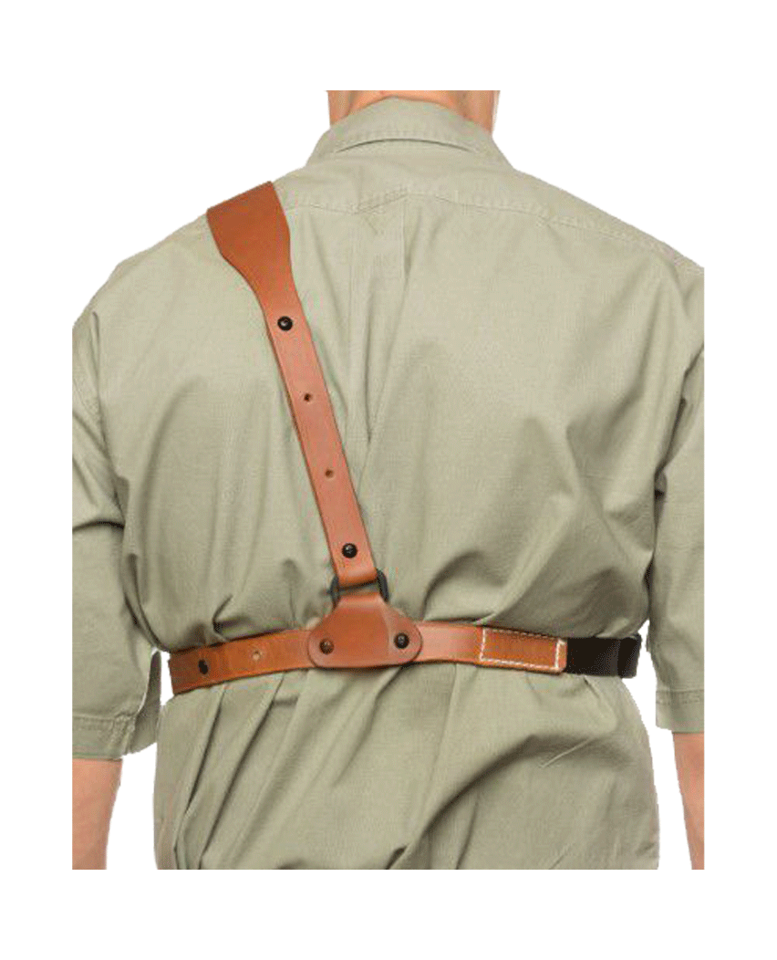 Best Leather Shoulder Holster With Mag Pouch For 1911 Guns