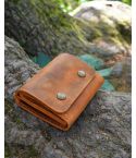 Minimal womens wallet Coin purse Leather purse