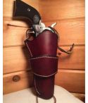 Leather Double Action Belt Holster For All Revolvers