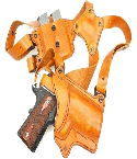 Best Leather Shoulder Holster For All Guns With Strapes